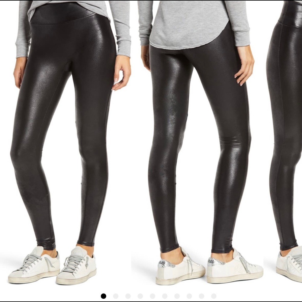 Spanx faux leather leggings